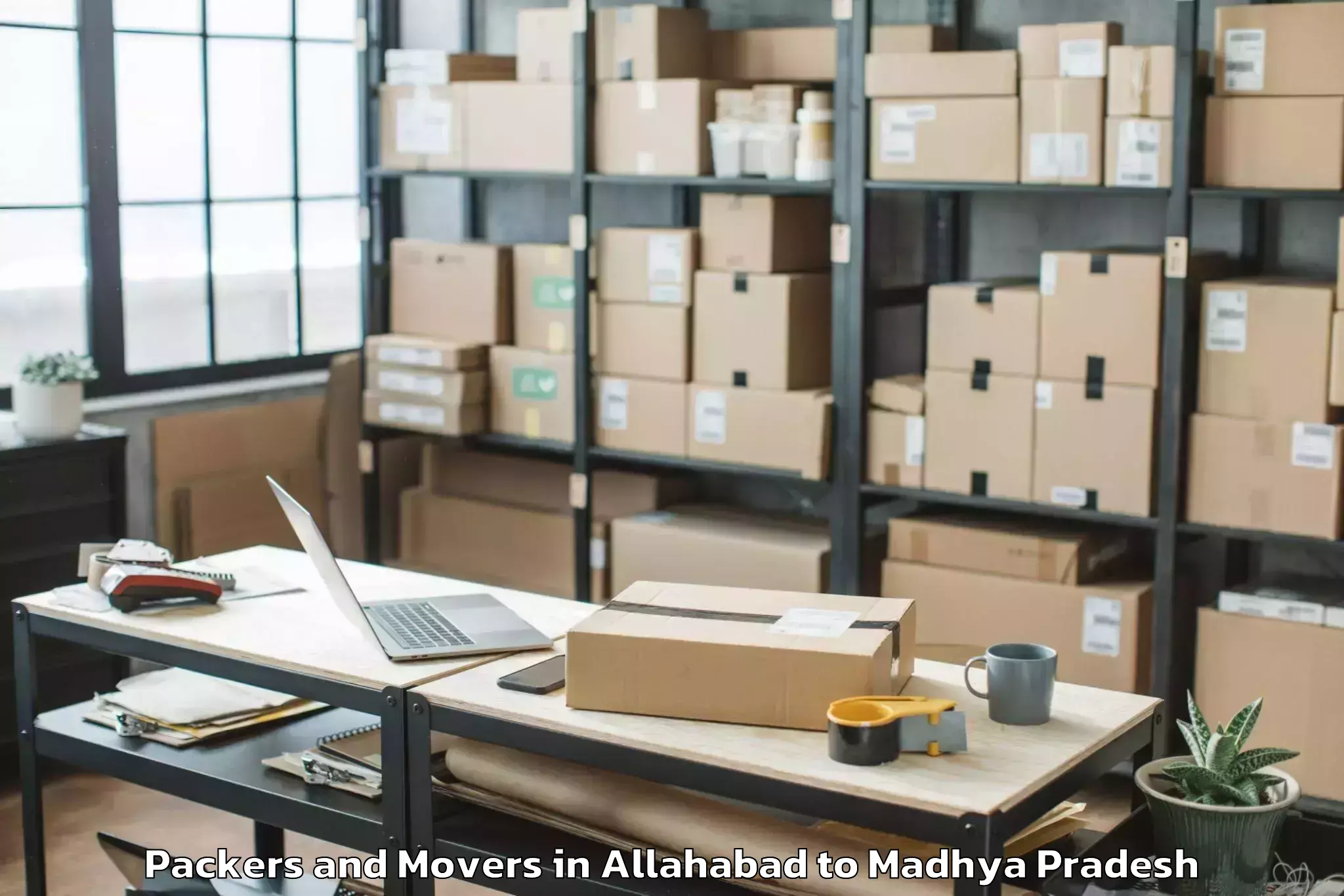 Quality Allahabad to Nasrullaganj Packers And Movers